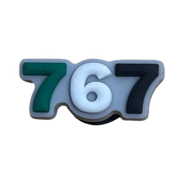 767 - Dominica Area Code Shoe Charm Shoe Charm Dominica