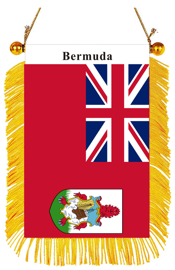 Bermuda Rearview Mirror Flag