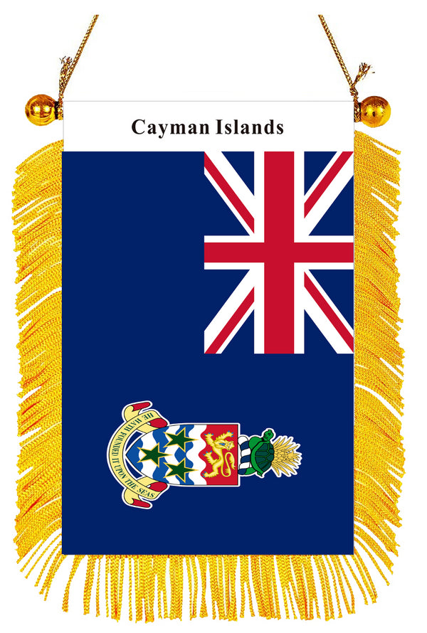 Cayman Islands Rearview Mirror Flag
