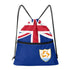 Anguilla Drawstring Zipper Bag Backpacks Anguilla