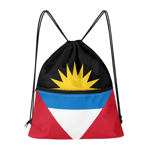 Antigua Drawstring Zipper Bag Backpacks Antigua
