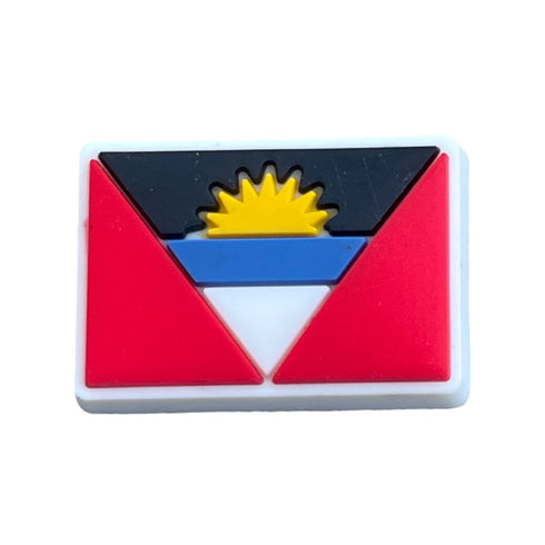 Antigua Flag Shoe Charm Shoe Charm Antigua