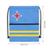 Aruba Drawstring Zipper Bag Backpacks Aruba