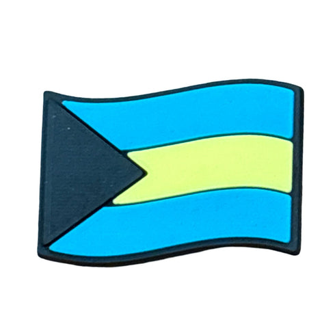 Bahamas Wavy Flag Shoe Charm Shoe Charm The Bahamas
