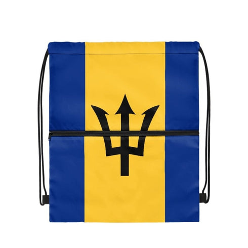 Barbados Drawstring Zipper Bag Backpacks Barbados