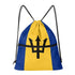 Barbados Drawstring Zipper Bag Backpacks Barbados