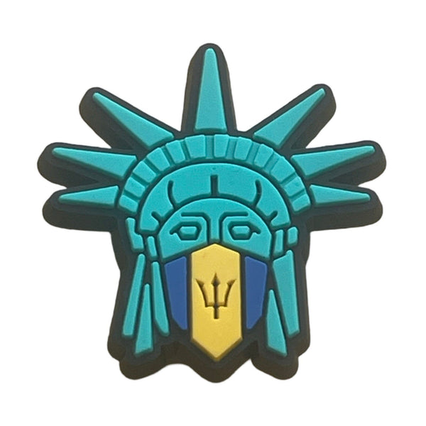 Barbados Statue of Liberty Shoe Charm Shoe Charm Barbados