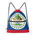 Belize Drawstring Zipper Bag Backpacks Belize