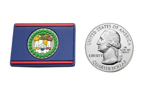 Belize Flag Shoe Charm Shoe Charm Belize