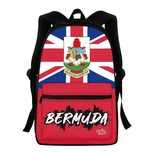 Bermuda Flag Graffiti Backpack Bermuda Enlarged