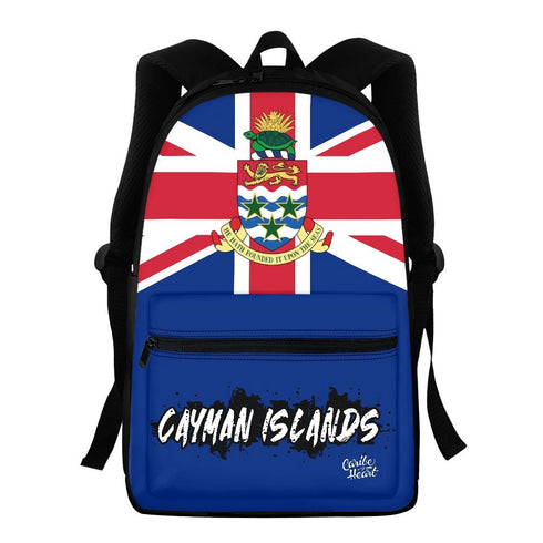Cayman Islands Flag Graffiti Backpack Cayman Islands Enlarged