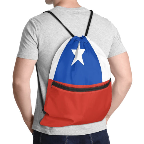 Chile Drawstring Zipper Bag Backpacks Chile