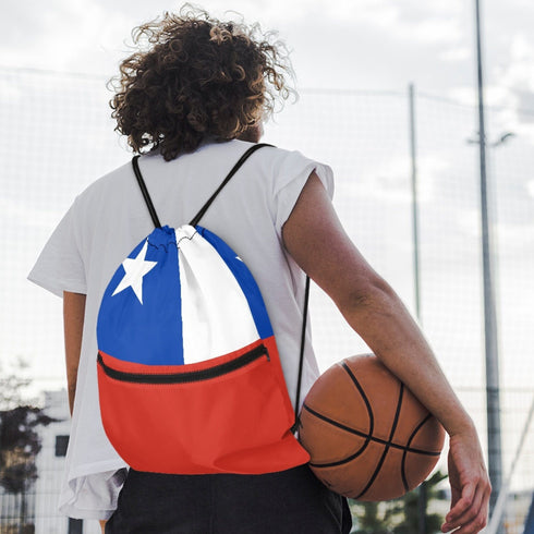 Chile Drawstring Zipper Bag Backpacks Chile