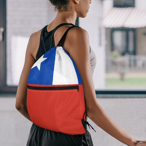 Chile Drawstring Zipper Bag Backpacks Chile