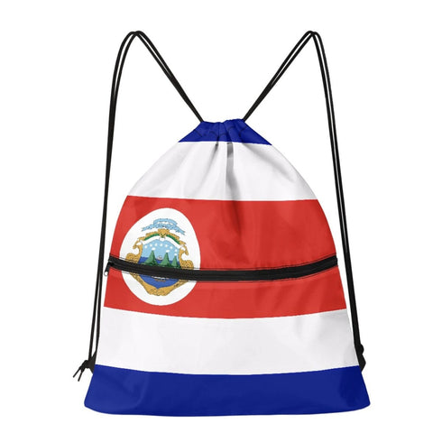 Costa Rica Drawstring Zipper Bag Backpacks Costa Rica