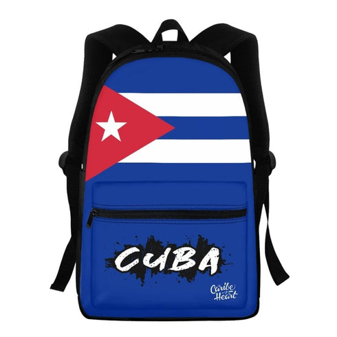 Cuba Flag Graffiti Backpack Cuba