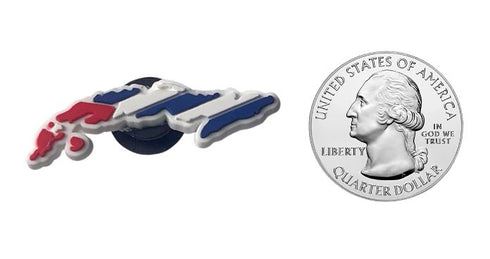 Cuba Flag Map Shoe Charm Shoe Charm Cuba