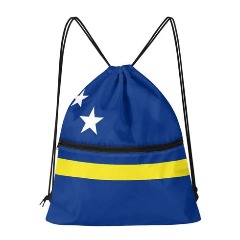 Curacao Drawstring Zipper Bag Backpacks Curacao
