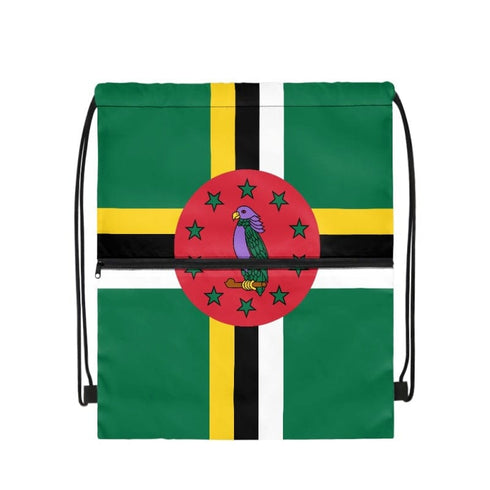 Dominica Drawstring Zipper Bag Backpacks Dominica