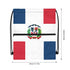 Dominican Republic Drawstring Zipper Bag Backpacks Dominican Republic