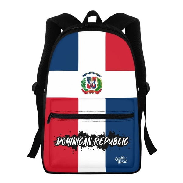 Dominican Republic Flag Graffiti Backpack Dominican Republic