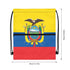 Ecuador Drawstring Zipper Bag Backpacks Ecuador
