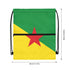 French Guiana Drawstring Zipper Bag Backpacks French Guiana