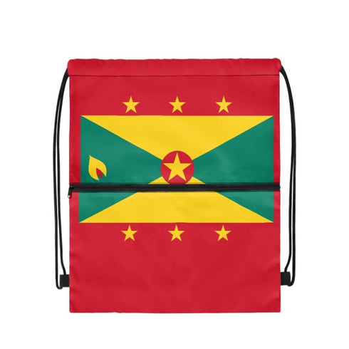 Grenada Drawstring Zipper Bag Backpacks Grenada