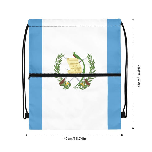 Guatemala Drawstring Zipper Bag Backpacks Guatemala