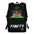 Haiti Flag Graffiti Backpack Haiti Black