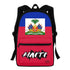 Haiti Flag Graffiti Backpack Saint Lucia