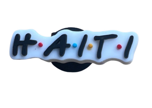 Haiti Text Shoe Charms #1 Shoe Charm Haiti