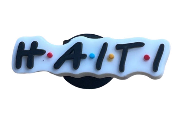 Haiti Text Shoe Charms #1 Shoe Charm Haiti