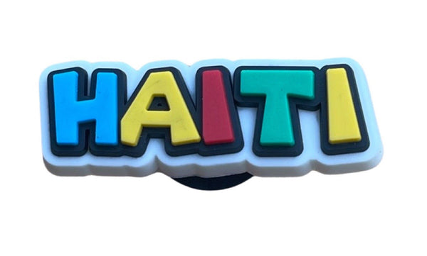 Haiti Text Shoe Charms #2 Shoe Charm Haiti