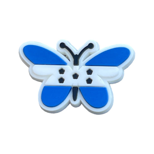 Honduras Flag Butterfly Shoe Charm Shoe Charm Honduras