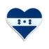 Honduras Flag Heart Shoe Charm Shoe Charm Honduras