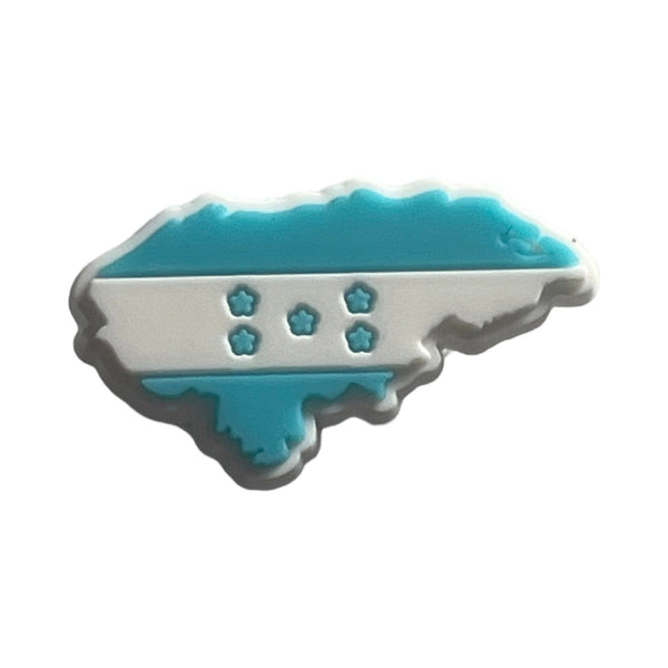 Honduras Flag Map Shoe Charm Shoe Charm Honduras