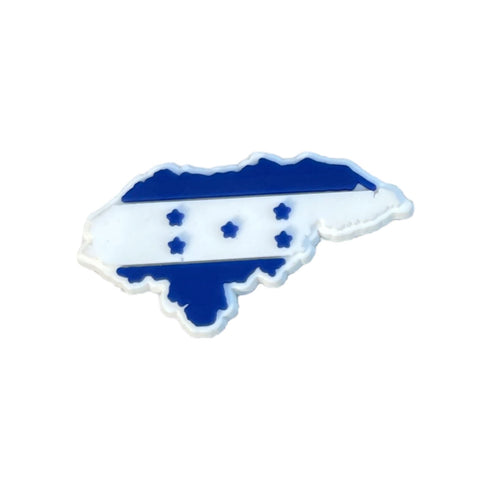 Honduras Flag Map Shoe Charm Shoe Charm Honduras