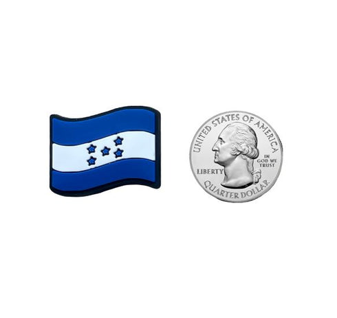 Honduras Wavy Flag Shoe Charm Shoe Charm Honduras