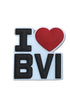 I Love BVI Shoe Charm Shoe Charm British Virgin Islands