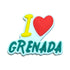 I love Grenada Shoe Charm Shoe Charm Grenada
