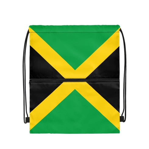 Jamaica Drawstring Zipper Bag Backpacks Jamaica