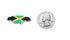 Jamaica Flag Map Shoe Charm Shoe Charm Jamaica