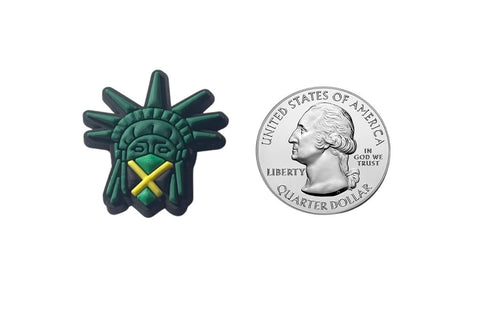 Jamaica Flag - Statue Of Liberty Shoe Charm Shoe Charm Jamaica