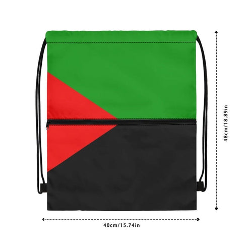 Martinique Drawstring Zipper Bag Backpacks Martinique