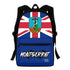 Montserrat Flag Graffiti Backpack Montserrat Enlarged