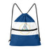 Nicaragua Drawstring Zipper Bag Backpacks Nicaragua