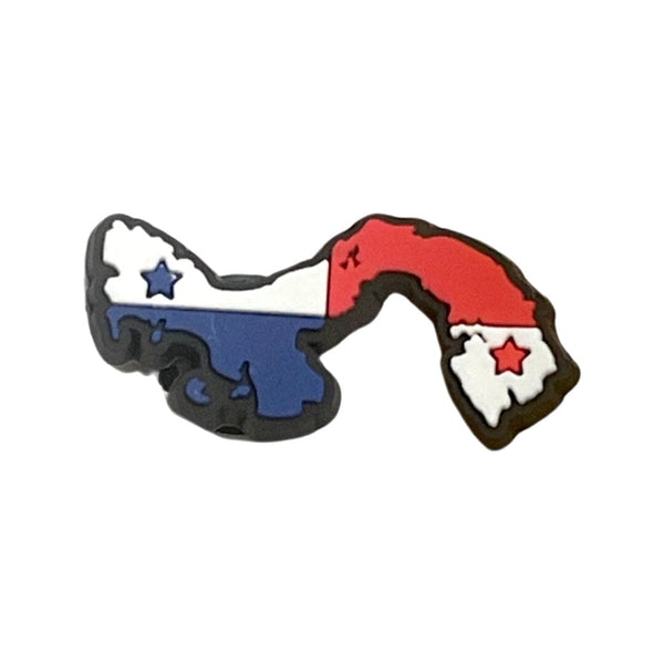 Panama Flag Map Shoe Charm Shoe Charm Panama