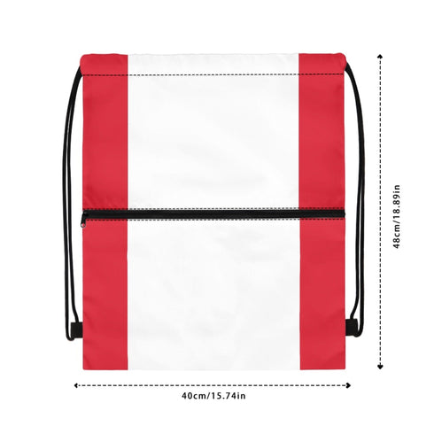 Peru Drawstring Zipper Bag Backpacks Peru