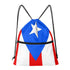 Puerto Rico Drawstring Zipper Bag Backpacks Puerto Rico